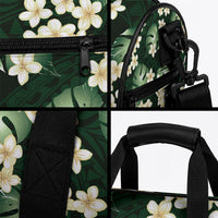 Green Tropical Hawaii Duffle Bag Seamless Monstera Plumeria Hawaiian Pattern LT14 - Polynesian Pride