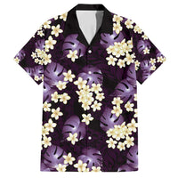 Purple Tropical Hawaii Family Matching Puletasi and Hawaiian Shirt Seamless Monstera Plumeria Hawaiian Pattern - Polynesian Pride