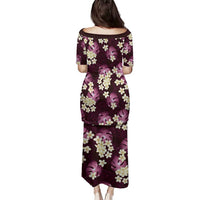 Pink Tropical Hawaii Family Matching Puletasi and Hawaiian Shirt Seamless Monstera Plumeria Hawaiian Pattern - Polynesian Pride