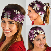 Pink Tropical Hawaii Neck Gaiter Seamless Monstera Plumeria Hawaiian Pattern - Polynesian Pride