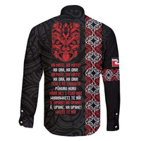 Aotearoa Toitu Te Tiriti Family Matching Off Shoulder Short Dress and Hawaiian Shirt Honour The Treaty Maori Haka