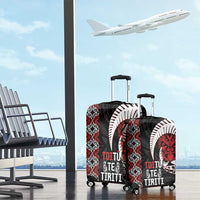 Aotearoa Toitu Te Tiriti Luggage Cover Honour The Treaty Maori Haka