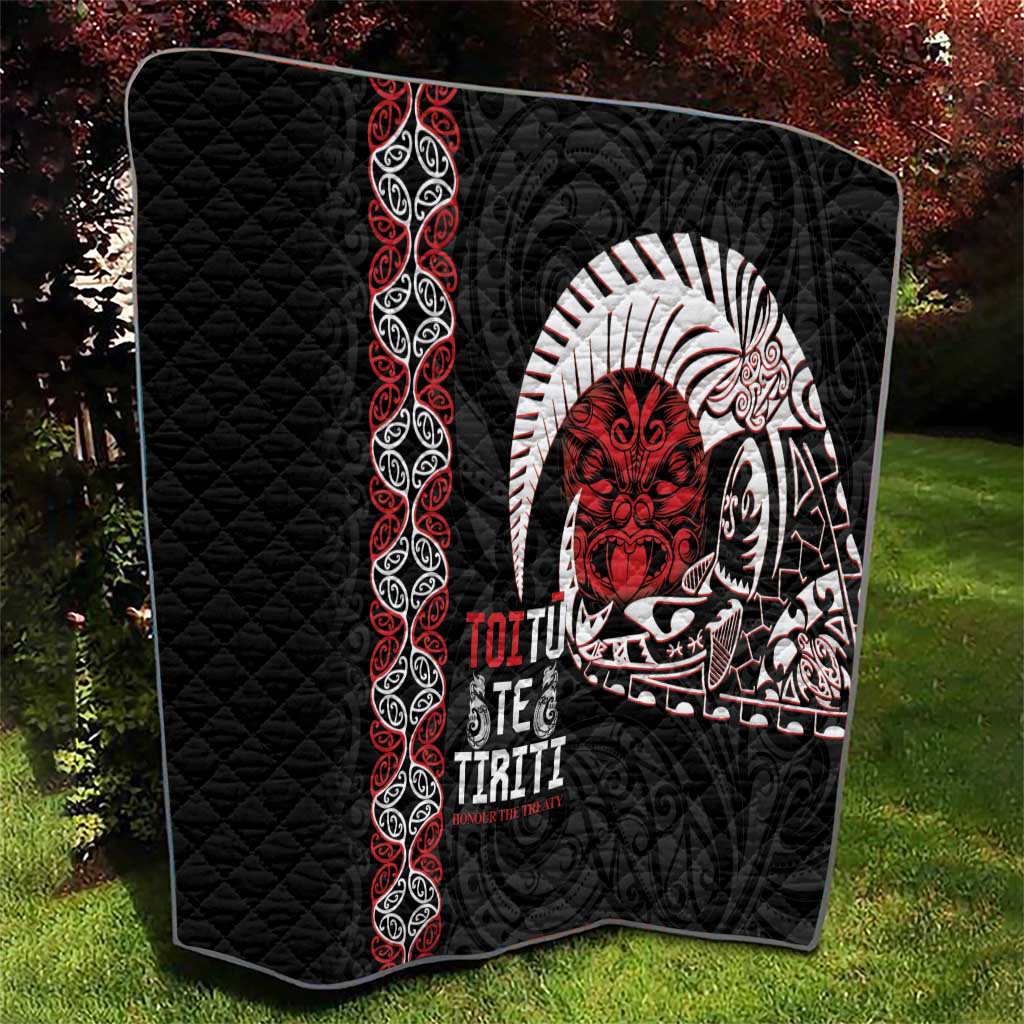Aotearoa Toitu Te Tiriti Quilt Honour The Treaty Maori Haka