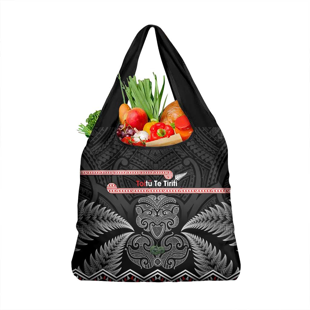 Aotearoa Toitu Te Tiriti Grocery Bag Stand Together! Stand Stronger! - NZ Tiki