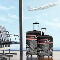 Aotearoa Toitu Te Tiriti Luggage Cover Stand Together! Stand Stronger! - NZ Tiki LT14 - Polynesian Pride