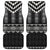 Black Taniko Aotearoa Car Mats Niho Taniwha Mix Poutama LT14
