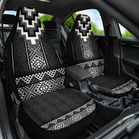 Black Taniko Aotearoa Car Seat Cover Niho Taniwha Mix Poutama LT14
