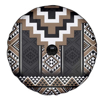 Brown Taniko Aotearoa Spare Tire Cover Niho Taniwha Mix Poutama LT14