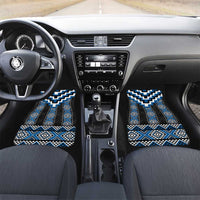 Blue Taniko Aotearoa Car Mats Niho Taniwha Mix Poutama LT14