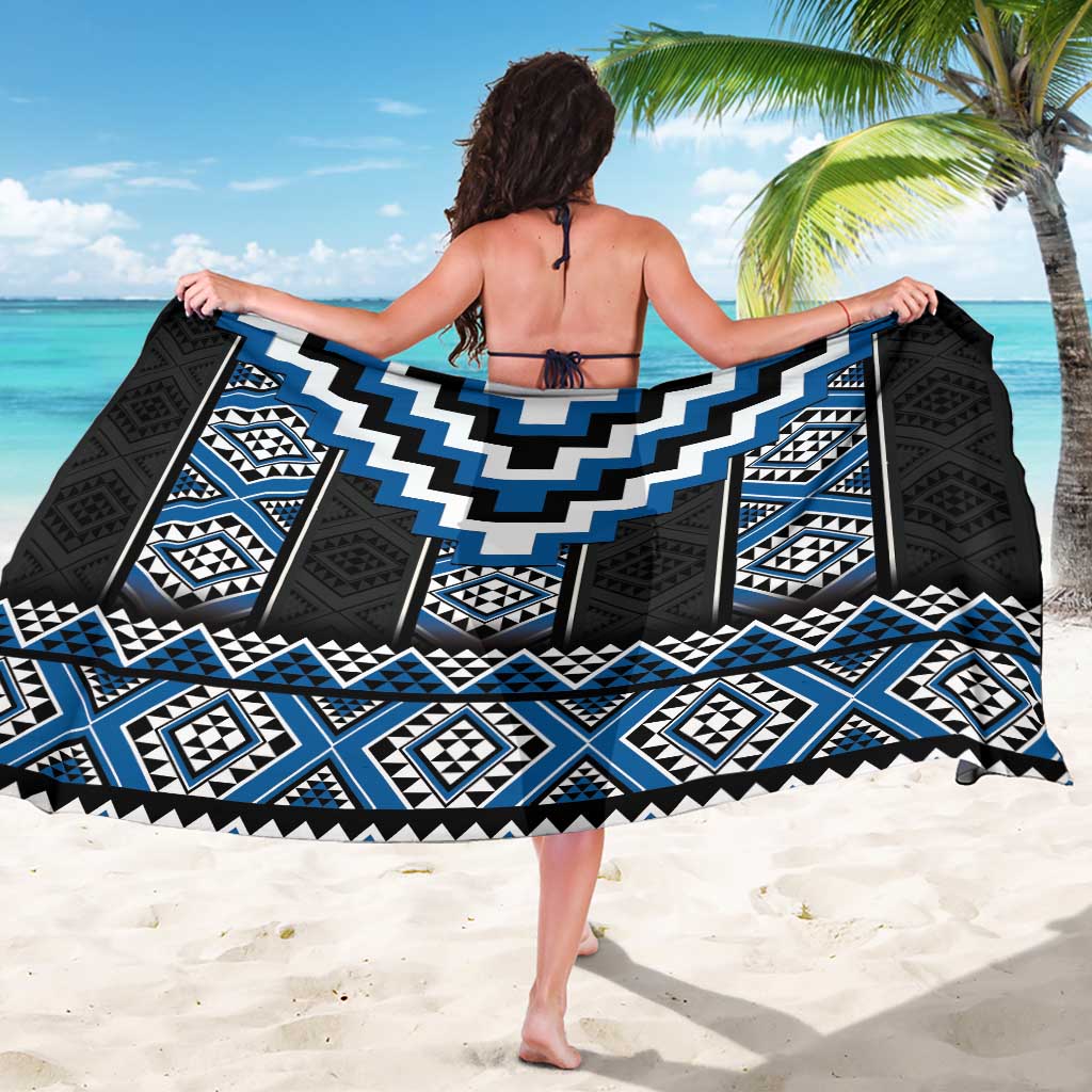 Blue Taniko Aotearoa Sarong Niho Taniwha Mix Poutama LT14