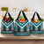 Turquoise Taniko Pattern Aotearoa Grocery Bag Niho Taniwha Mix Poutama