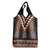 Orange Taniko Pattern Aotearoa Grocery Bag Niho Taniwha Mix Poutama