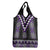 Purple Taniko Pattern Aotearoa Grocery Bag Niho Taniwha Mix Poutama