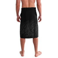 Custom New Zealand Silver Fern Rugby Lavalava Aotearoa Kiwi Maori Pattern