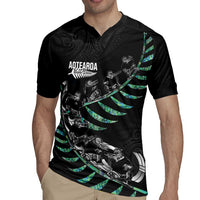 Custom New Zealand Silver Fern Rugby Rugby Jersey Aotearoa Kiwi Maori Pattern