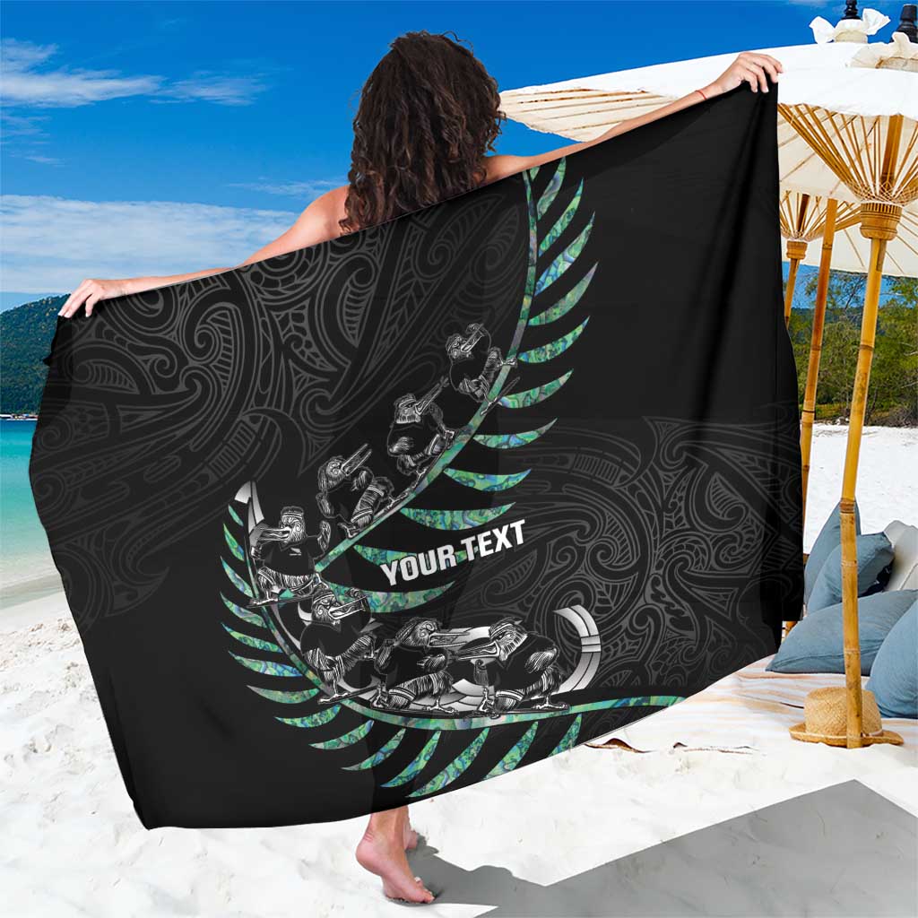 Custom New Zealand Silver Fern Rugby Sarong Aotearoa Kiwi Maori Pattern LT14