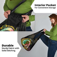 Personalised Vanuatu Grocery Bag Yumi 45th Hapi Independens Dei - Black Version LT14