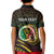 Personalised Vanuatu Kid Polo Shirt Yumi 45th Hapi Independens Dei - Black Version LT14