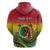 Personalised Vanuatu Hoodie Yumi 45th Hapi Independens Dei - Reggae Version LT14