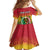 Personalised Vanuatu Kid Short Sleeve Dress Yumi 45th Hapi Independens Dei - Reggae Version LT14