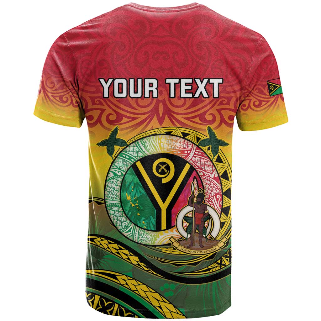 Personalised Vanuatu T Shirt Yumi 45th Hapi Independens Dei - Reggae Version LT14