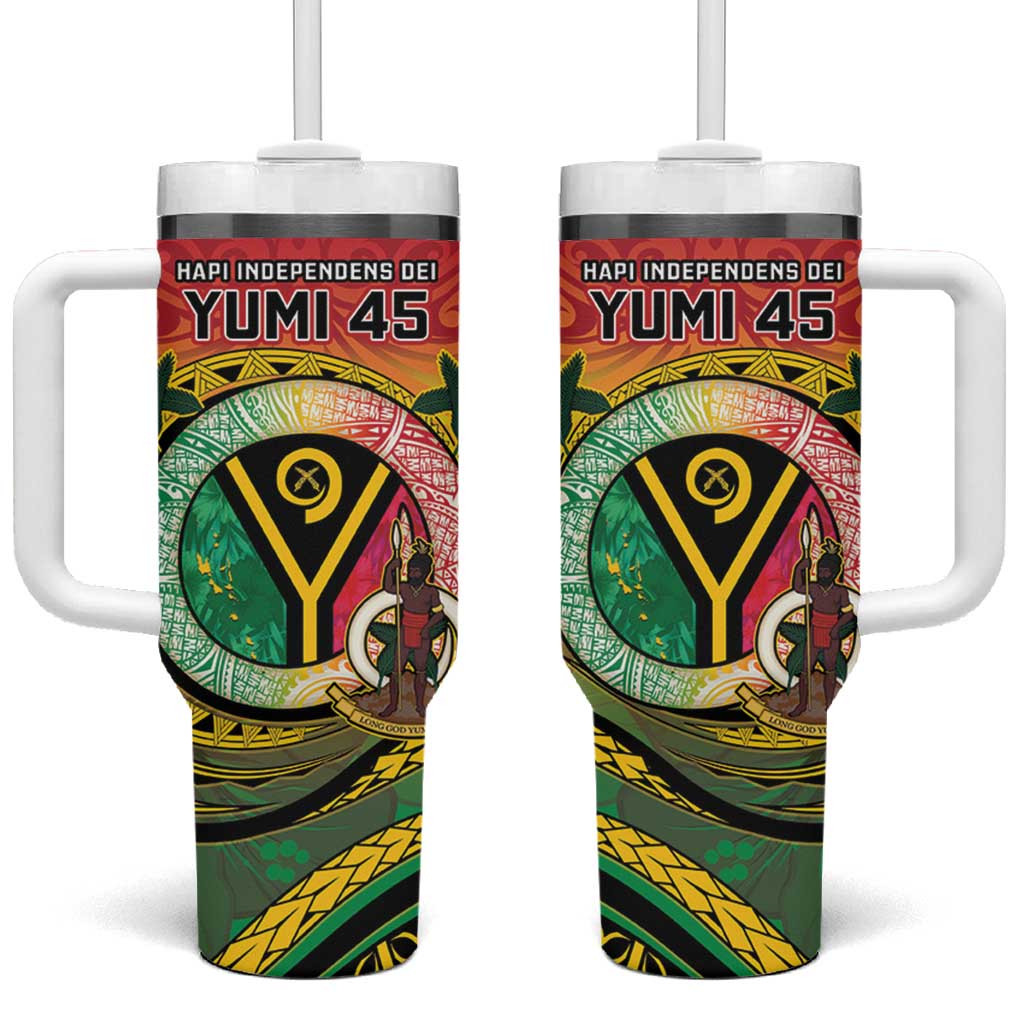 Vanuatu Tumbler With Handle Yumi 45th Hapi Independens Dei - Reggae Version LT14