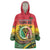 Personalised Vanuatu Wearable Blanket Hoodie Yumi 45th Hapi Independens Dei - Reggae Version LT14