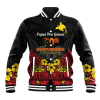 Papua New Guinea Independence Day Baseball Jacket PNG Bird of Paradise 50th Anniversary LT14