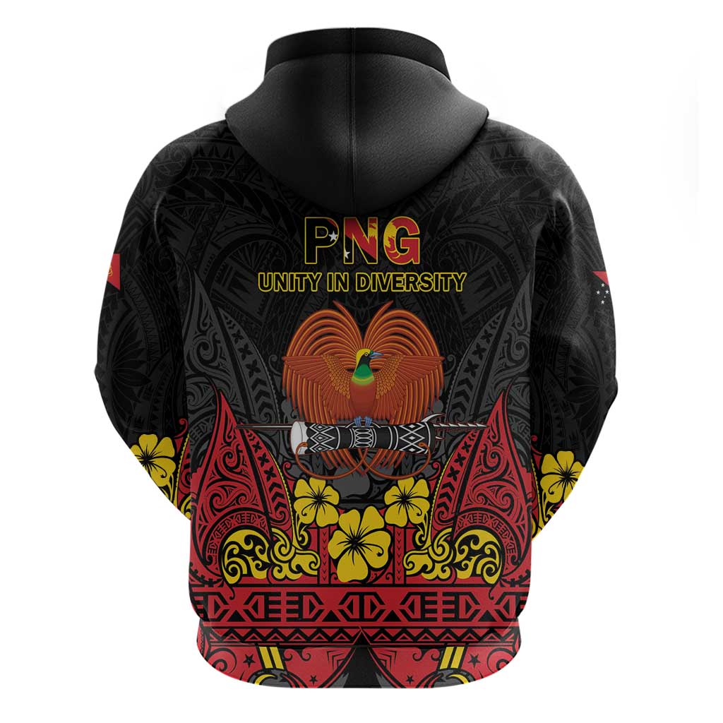 Papua New Guinea Independence Day Hoodie PNG Bird of Paradise 50th Anniversary LT14