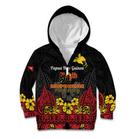 Papua New Guinea Independence Day Kid Hoodie PNG Bird of Paradise 50th Anniversary LT14
