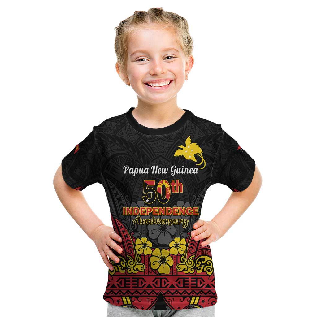 Papua New Guinea Independence Day Kid T Shirt PNG Bird of Paradise 50th Anniversary LT14