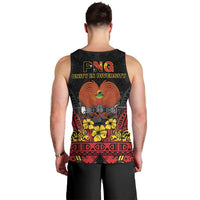 Papua New Guinea Independence Day Men Tank Top PNG Bird of Paradise 50th Anniversary LT14