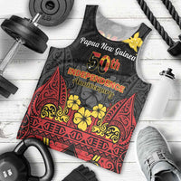 Papua New Guinea Independence Day Men Tank Top PNG Bird of Paradise 50th Anniversary LT14