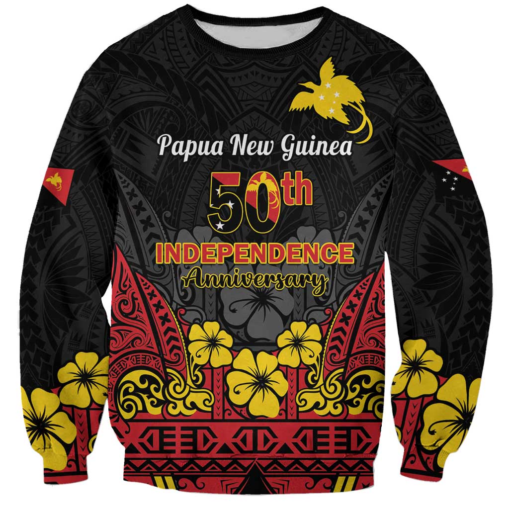 Papua New Guinea Independence Day Sweatshirt PNG Bird of Paradise 50th Anniversary LT14