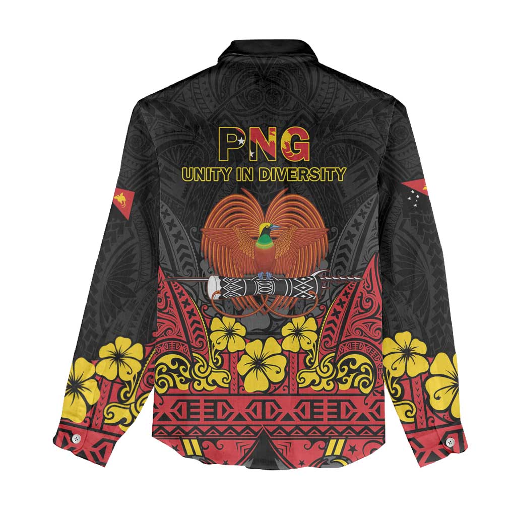 Papua New Guinea Independence Day Women Casual Shirt PNG Bird of Paradise 50th Anniversary LT14