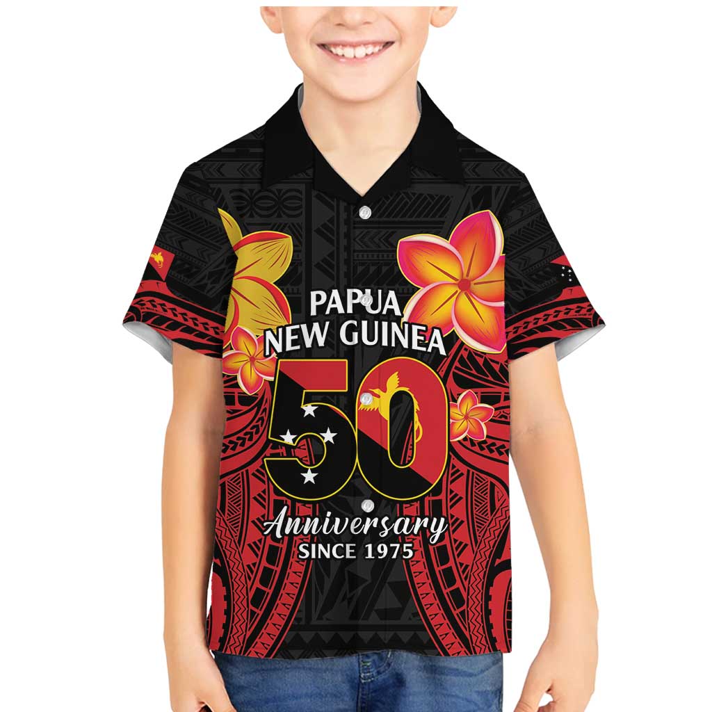 Papua New Guinea Independence Day Family Matching Mermaid Dress and Hawaiian Shirt PNG Since 1975 LT14