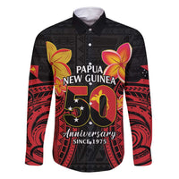 Papua New Guinea Independence Day Family Matching Off Shoulder Maxi Dress and Hawaiian Shirt PNG Since 1975 LT14