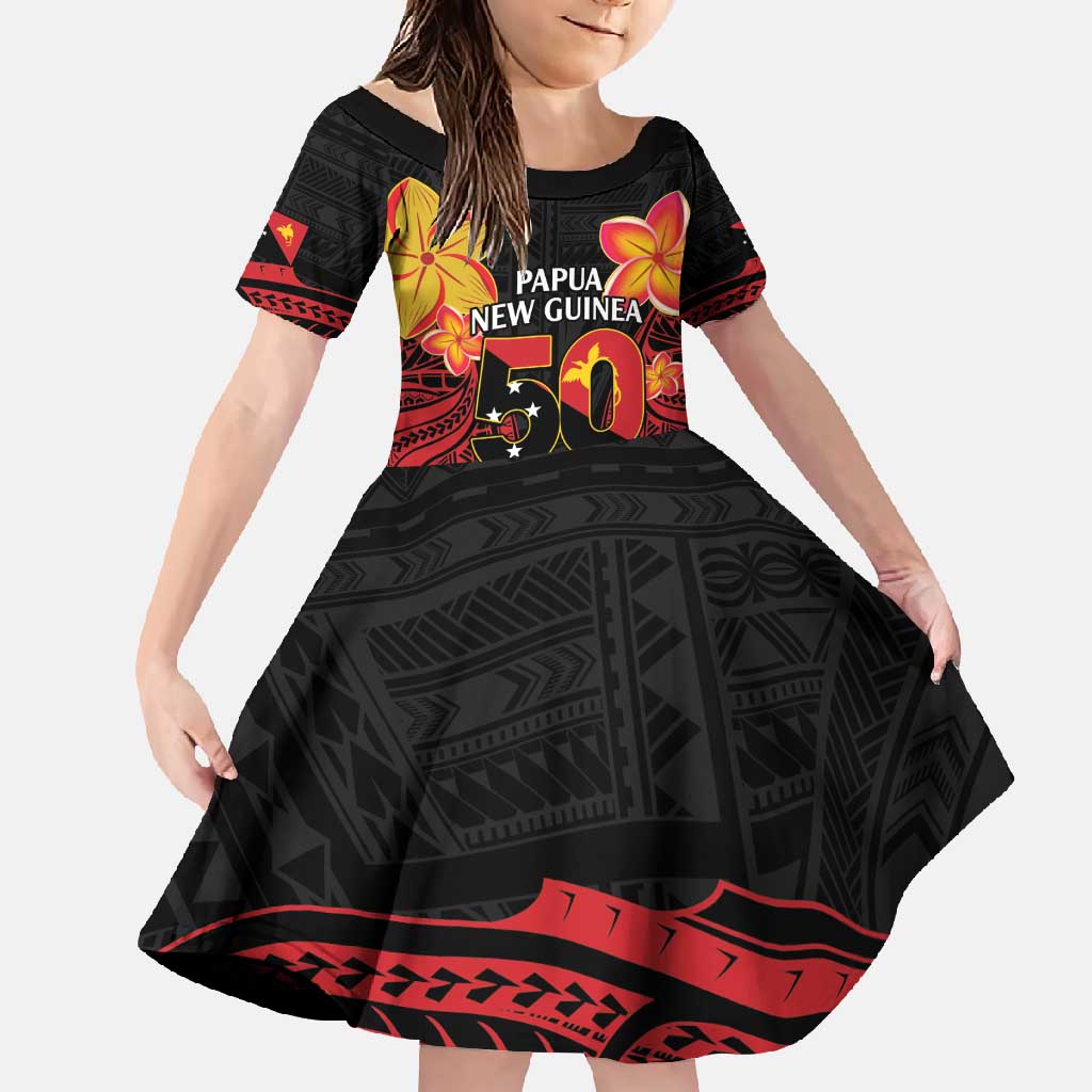 Papua New Guinea Independence Day Family Matching Tank Maxi Dress and Hawaiian Shirt PNG Since 1975 LT14