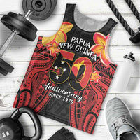 Papua New Guinea Independence Day Men Tank Top PNG Since 1975 LT14