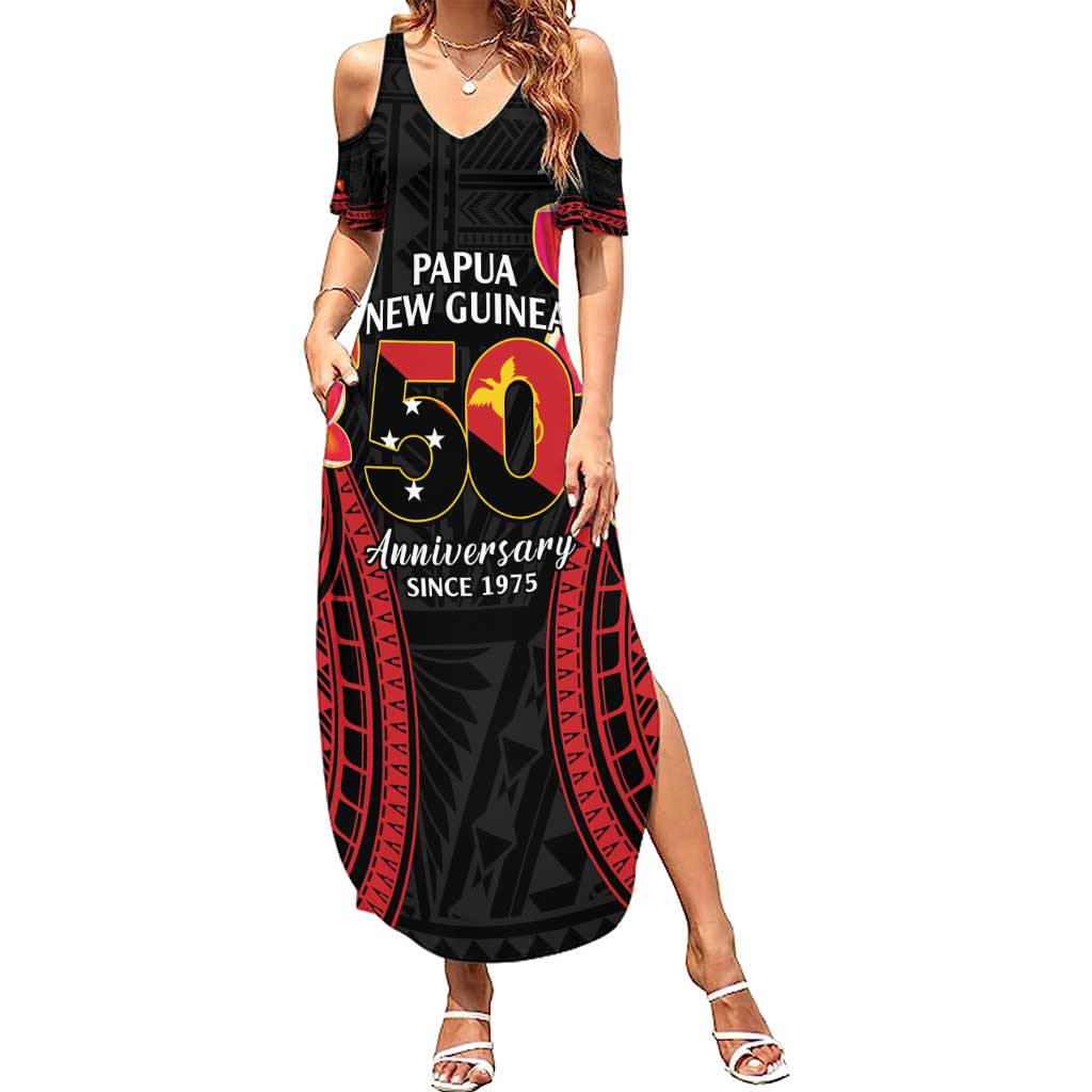 Papua New Guinea Independence Day Summer Maxi Dress PNG Since 1975 LT14