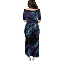 Polynesia Sea Turtle Day Family Matching Puletasi and Hawaiian Shirt Tribal Honu Plumeria Polynesian Pattern