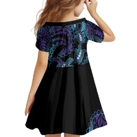 Polynesia Sea Turtle Day Family Matching Summer Maxi Dress and Hawaiian Shirt Tribal Honu Plumeria Polynesian Pattern