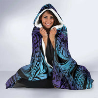 Polynesia Sea Turtle Day Hooded Blanket Tribal Honu Plumeria Polynesian Pattern LT14 - Polynesian Pride