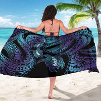 Polynesia Sea Turtle Day Sarong Tribal Honu Plumeria Polynesian Pattern