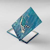 World Sea Turtle Day Polynesia Canvas Wall Art Go With The Flow