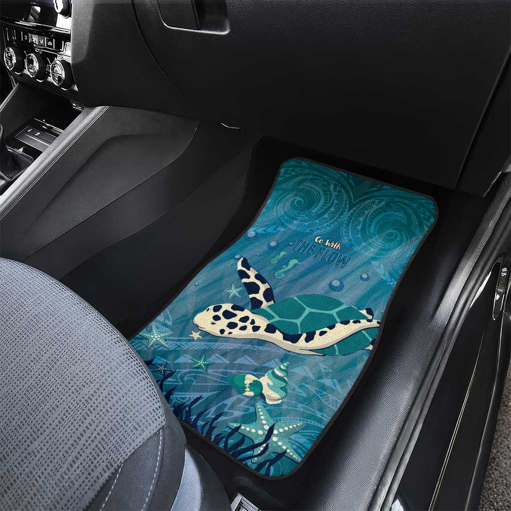 World Sea Turtle Day Polynesia Car Mats Go With The Flow