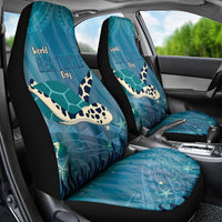 World Sea Turtle Day Polynesia Car Seat Cover Go With The Flow
