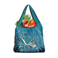 World Sea Turtle Day Polynesia Grocery Bag Go With The Flow LT14 1-pack One Size Cyan - Polynesian Pride