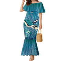 World Sea Turtle Day Polynesia Mermaid Dress Go With The Flow