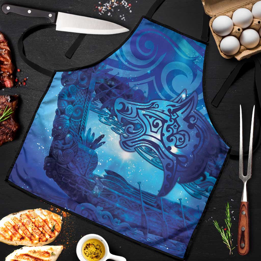 Kuri New Zealand Matariki Apron Aotearoa Dog Waka Maori New Year Galaxy Vibes